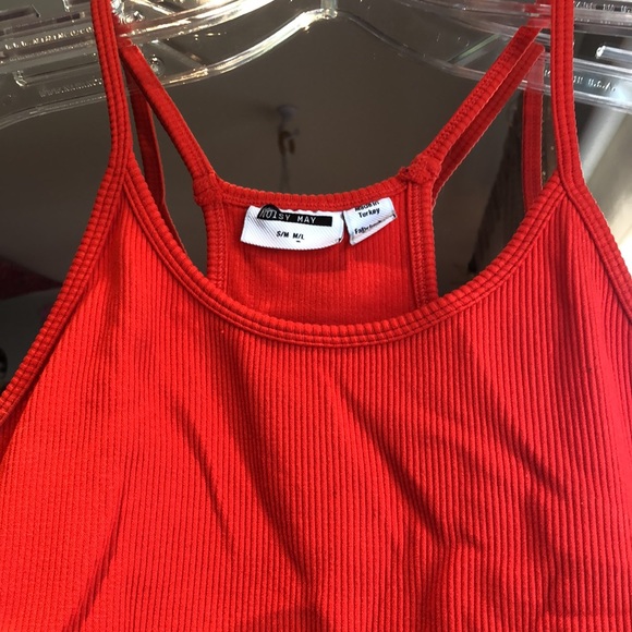 Bright Orange Tank top - Picture 2 of 3